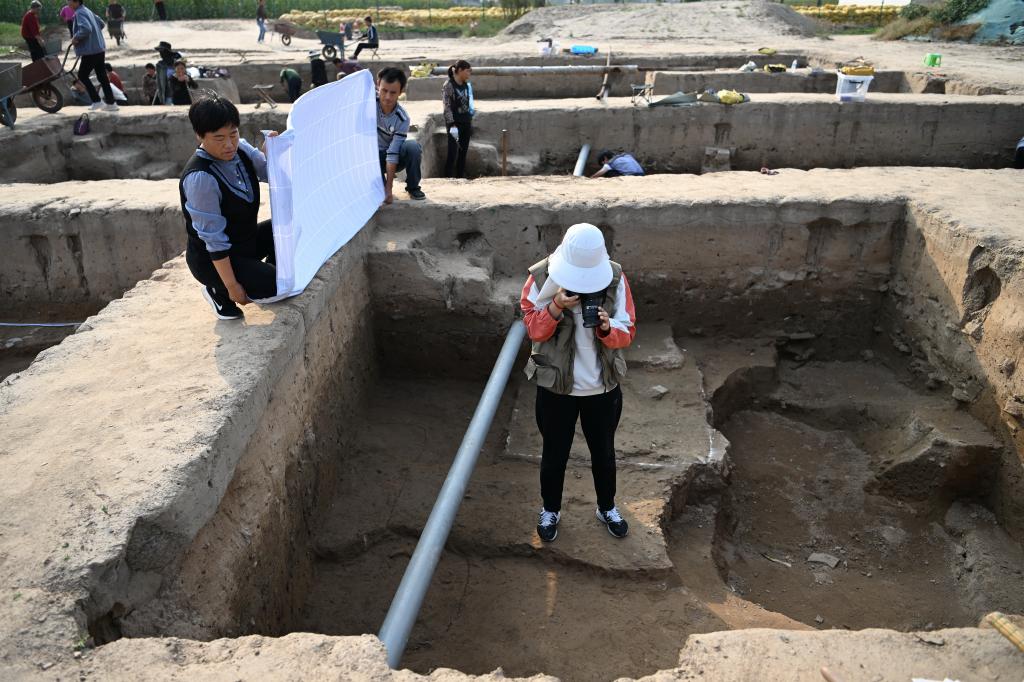 河北隆堯柏人城遺址第四次考古發掘工作持續進行