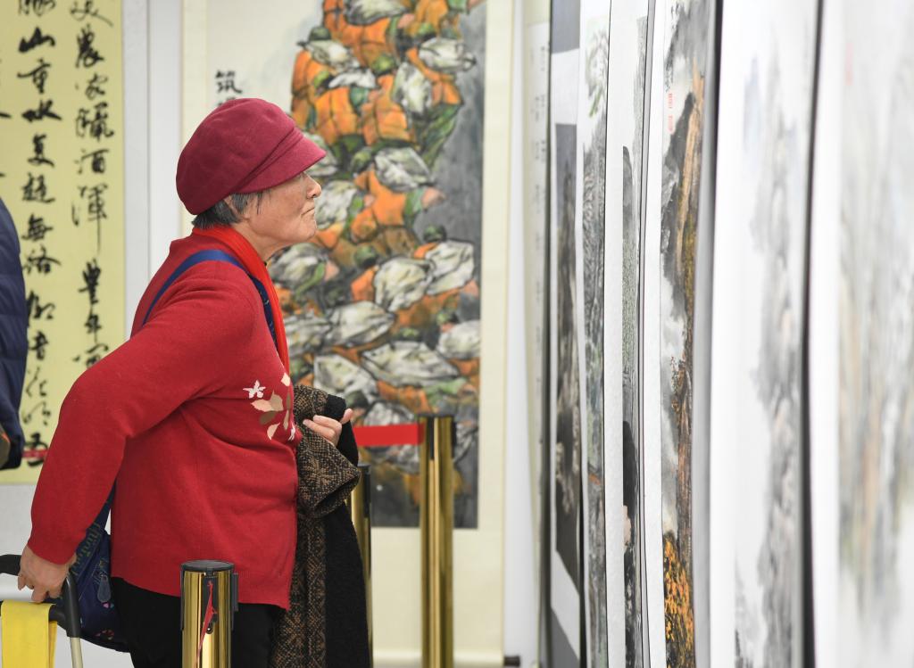 北京平谷：鄉村書畫展 豐富村民文化生活